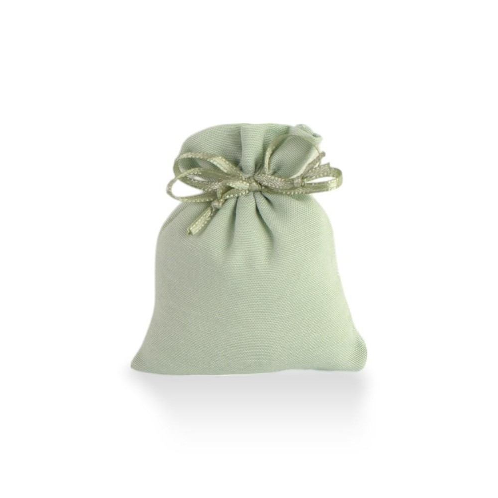 SACCHETTO COTONE VERDE PICCOLO 8X10